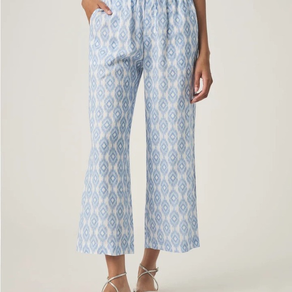 NWT Splendid Angie Ikat Crop Wide Leg Pant M - Picture 3 of 6